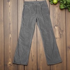 Vintage Levi's Movin On SF 207 Corduroy Pants Gray Size 31 X 31.5 Flair