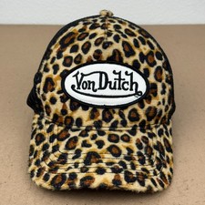 Von Dutch Unisex Adult Leopard Print Faux Fur...