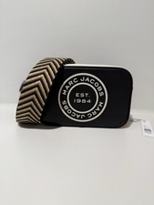 NWT Marc Jacobs Signet Flash Camera Bag - Black Multi