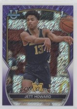 2022-23 Bowman U Chrome Purple Shimmer Refractor Jett Howard #39 0v33