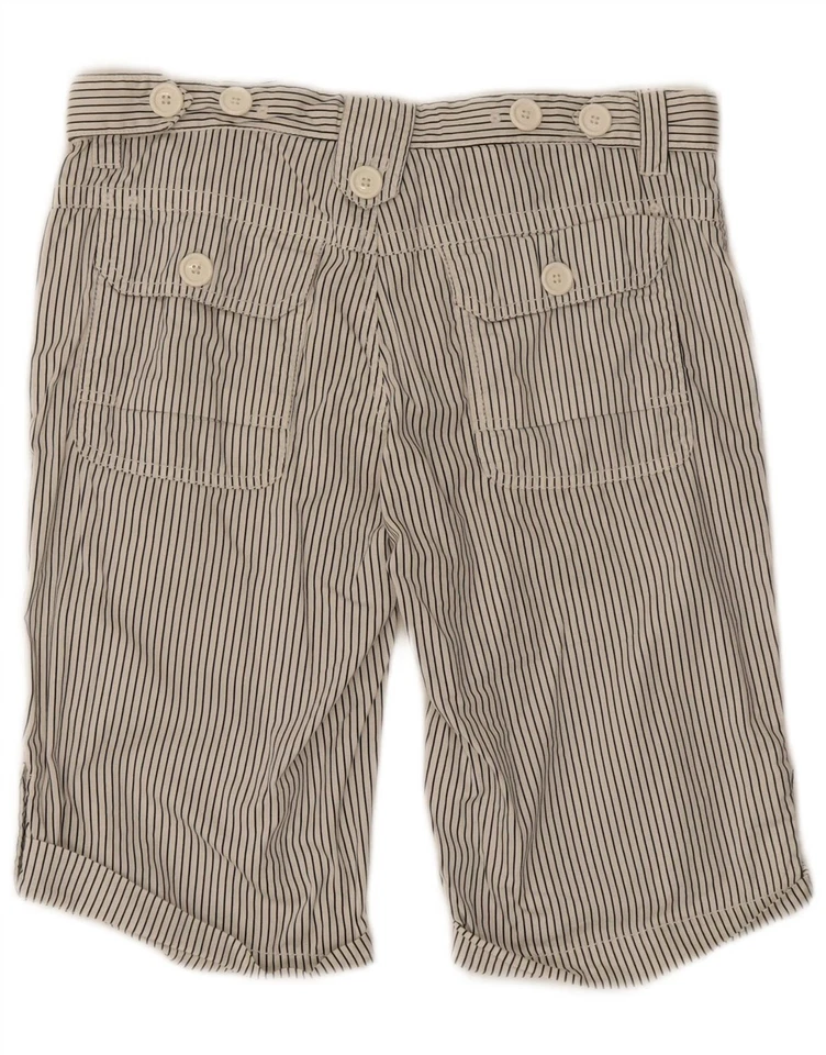 Pantalones cortos cargo O'NEILL para mujer W27 pequeños blancos a rayas F002 Foto 2 de 3