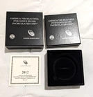 2012-P Hawaii Volcanoes National Park ATB 5 Oz Silver Box + COA No Coin/Capsule