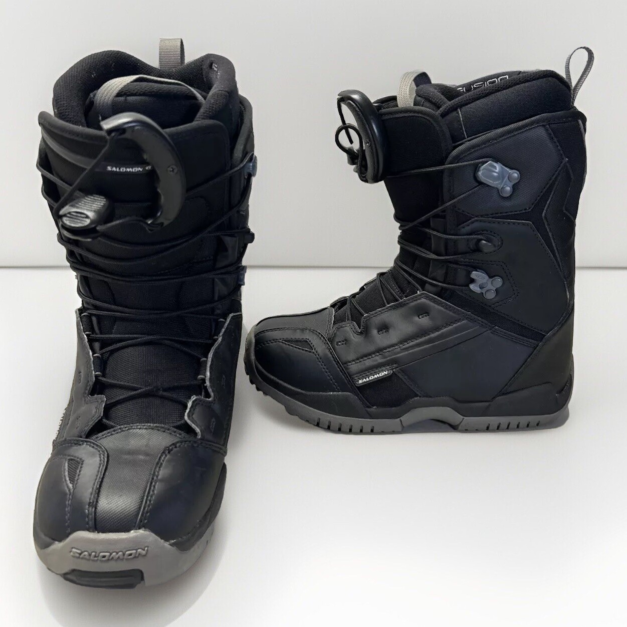 Stivali da snowboard Salomon F20 Fusion SELF da uomo neri taglia 6 5 (US) 30 2 3 (EU)