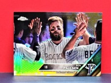 2016 Topps Chrome Gold Refractor SP 38/50 Ben Paulsen Colorado Rockies #174