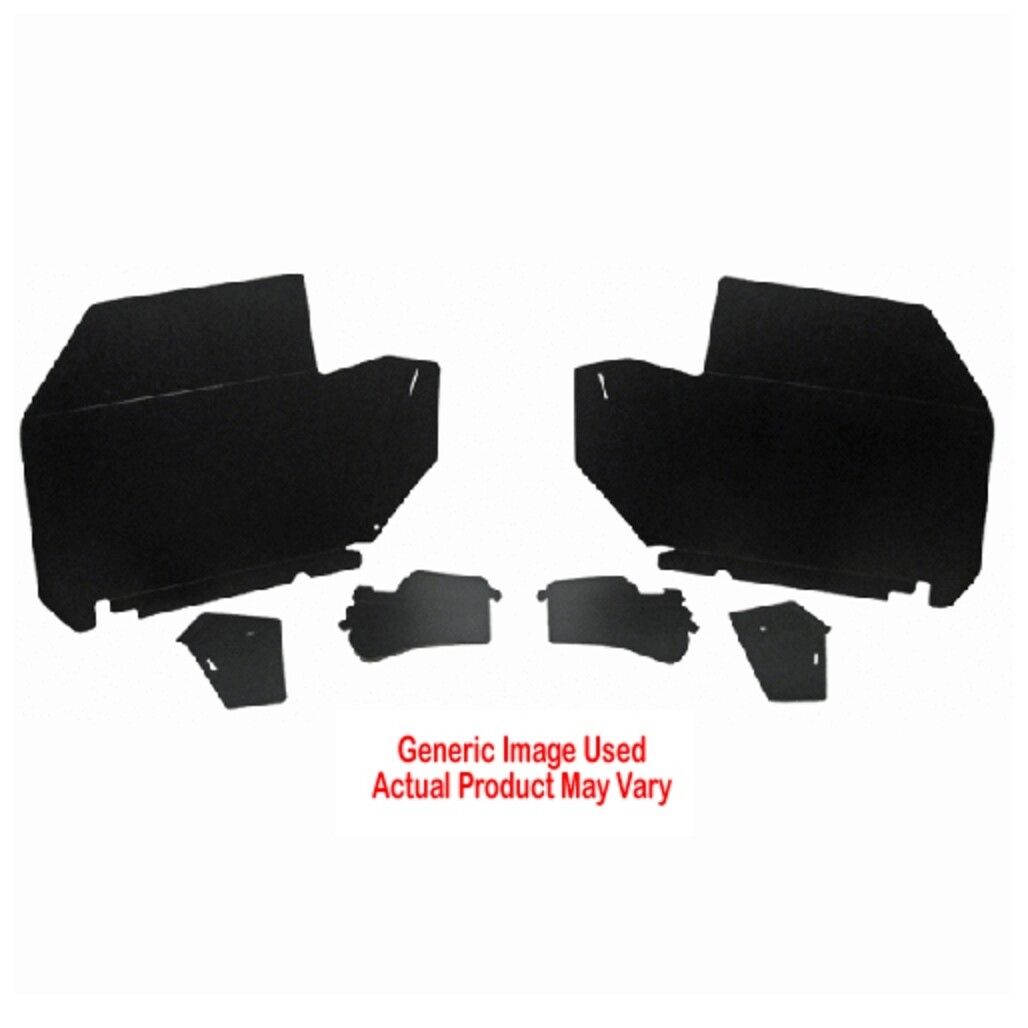 Trunk Side Panel Board for 1959 Lincoln Continental 2 Door Convertible Tan 4Pc