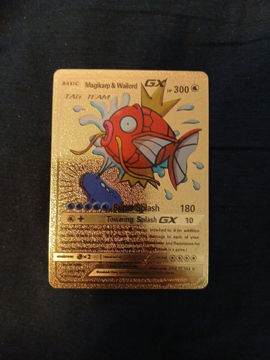 Magikarp & Wailord GX 161/181 Super Splash 300HP - Pokemon Magikarp & Wailord GX 161/181 Super Splash 300HP - Pokemon