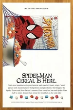 1995 Spider-Man Cereal Vintage Print Ad/Poster Marvel Comics Food Pop Art 90s