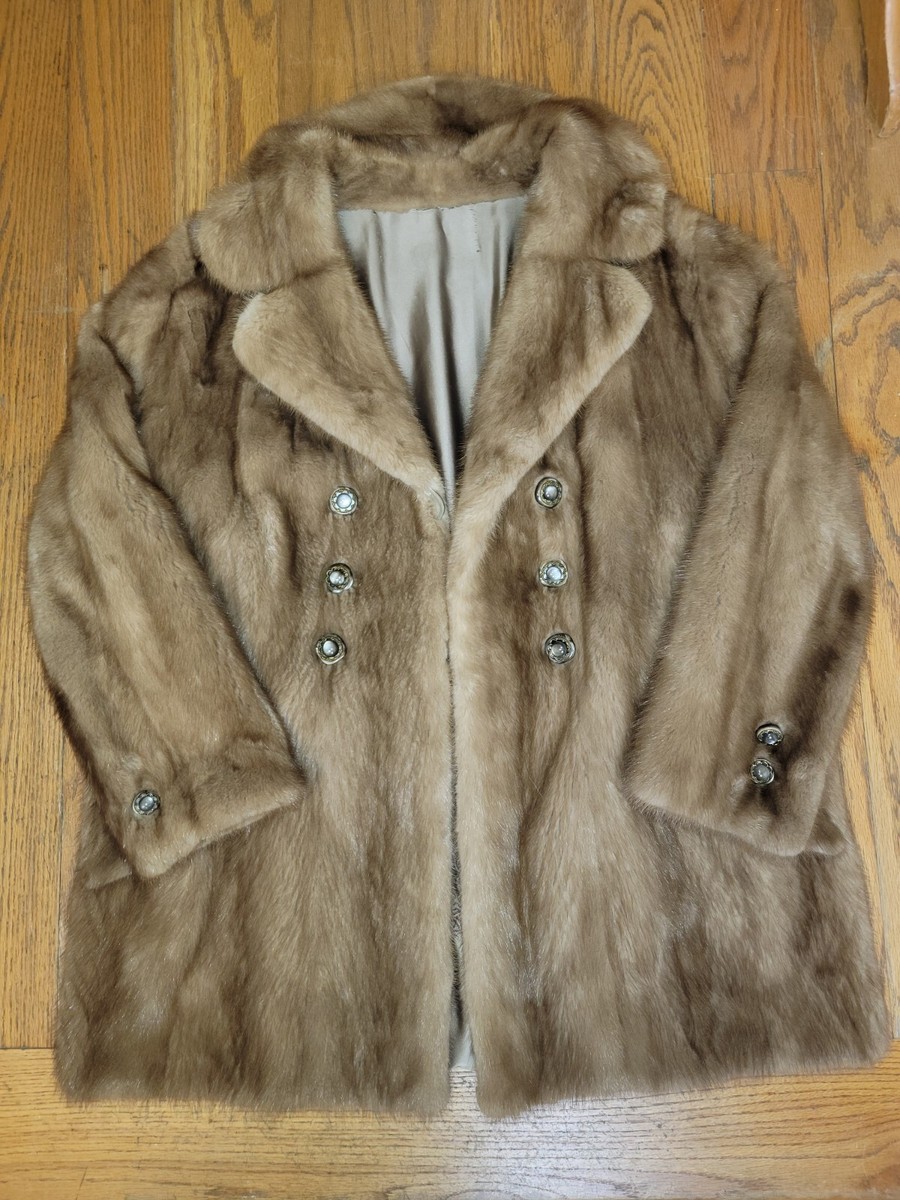 The Fur Vault Fred The Furrier Vtg Real Mink Coat