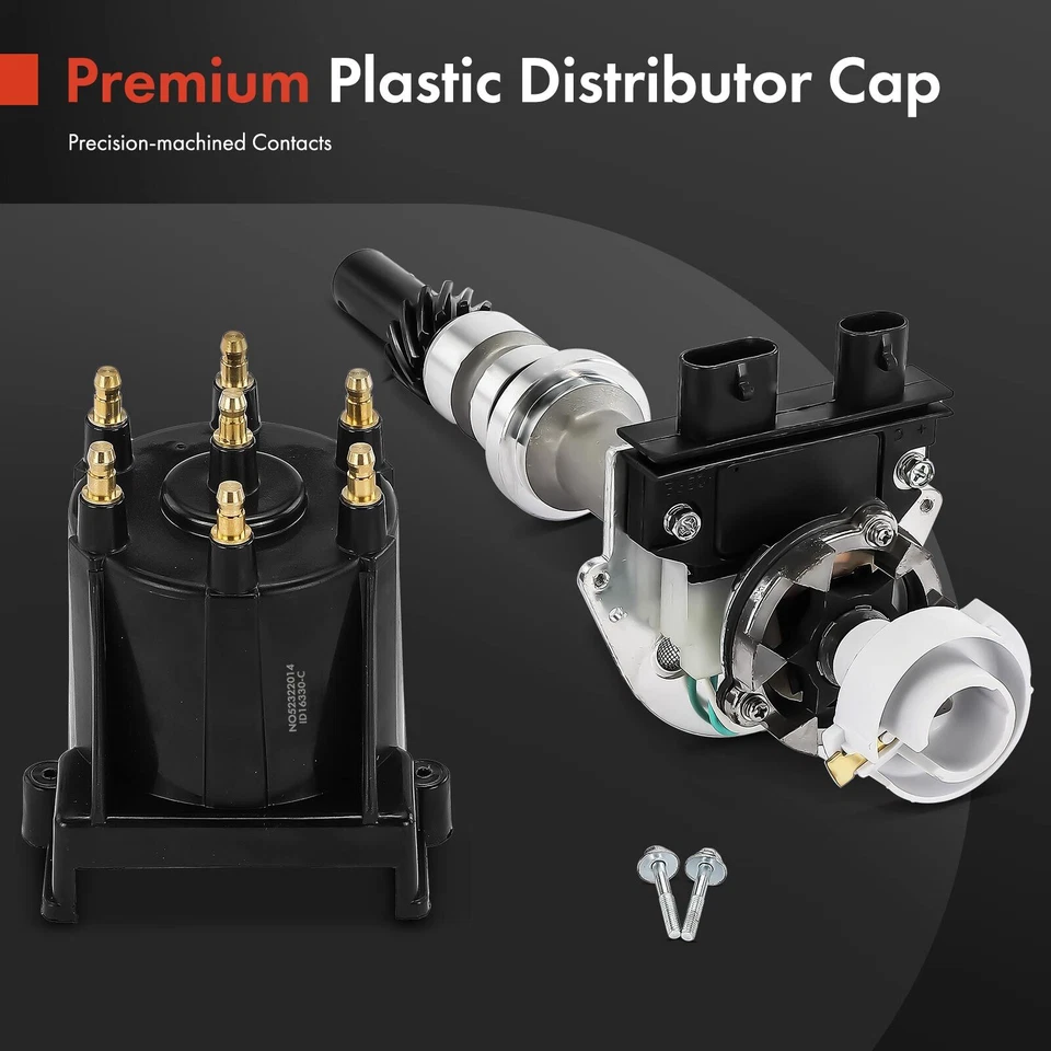 Distribuidor de encendido con tapa y rotor para Chevy Camaro Buick Pontiac Olds 2,8 L Foto 4 de 4
