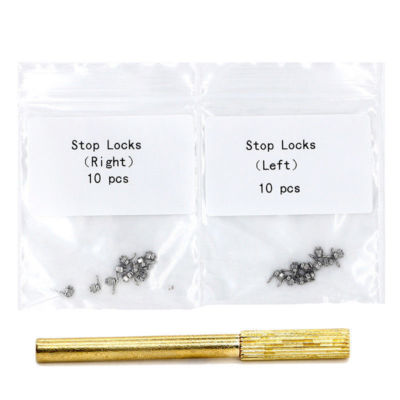 Lot De 20 Crochets Orthodontiques Crimpables – Pour Arc Dentaire + Driver – Neuf Chine