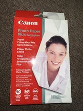 Canon Photo Paper Plus Semi-gloss 50 Sheets 4x6