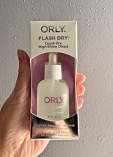 Orly Nail Treatment Flash Dry Quick-Dry High Shine Drops  0.6oz .
