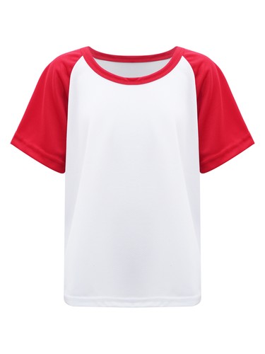 Kids Boys Uniform Football T-shirt Basketball Sport Suit V Neck Sweatsuit Gym - Picture 47 of 52