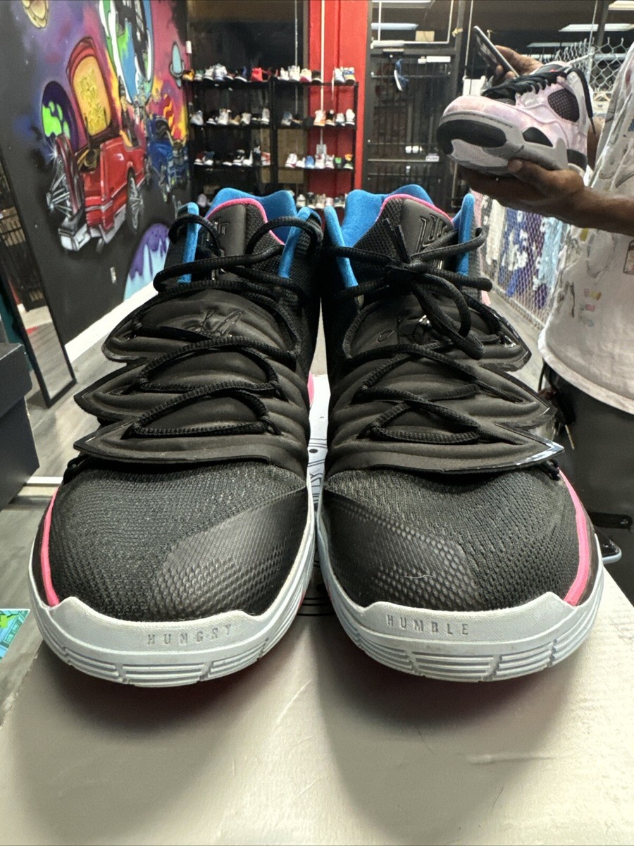Nike Kyrie 5 'Just Do It”'Black Pink Basketball Shoes AO2918 Nike Kyrie 5 'Just Do It”'Black Pink Basketball Shoes AO2918
