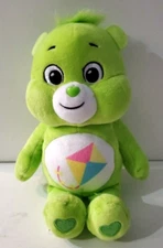 2021 Basic Fun Care Bears Do Your Best Bear Plush Bright Green Tummy 10"