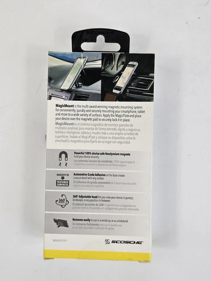 SCOSCHE MAGDV-XTSP1 MagicMount 2-in-1 Magnetic Vent Mount Cell Phone Holder  - Image 2 of 4