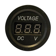 Mini Digital Voltage Meter Gauge 30 Volts With 1-18 Mounting Hole