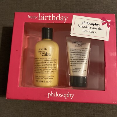 Sweet Cream philosophy Happy Birthday Gifting Set, 2-Piece Kit