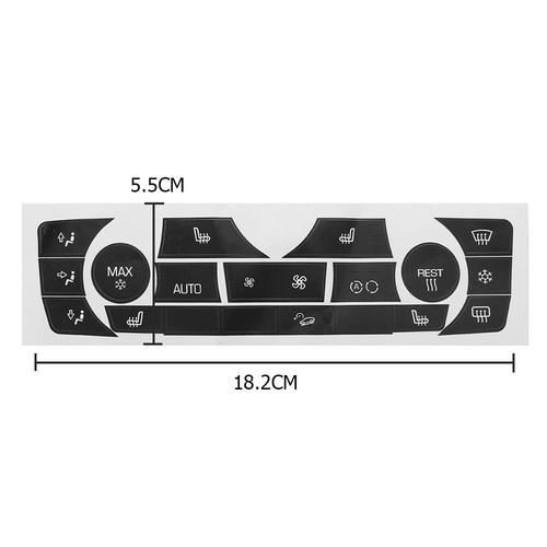 Button Sticker Replacement Repair Kit For 2006-2011 BMW E90 E91 E92 330I - Picture 2 of 8