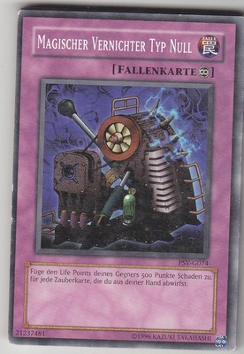 YU-GI-OH Magischer Vernichter Typ Null Common PSV-G074