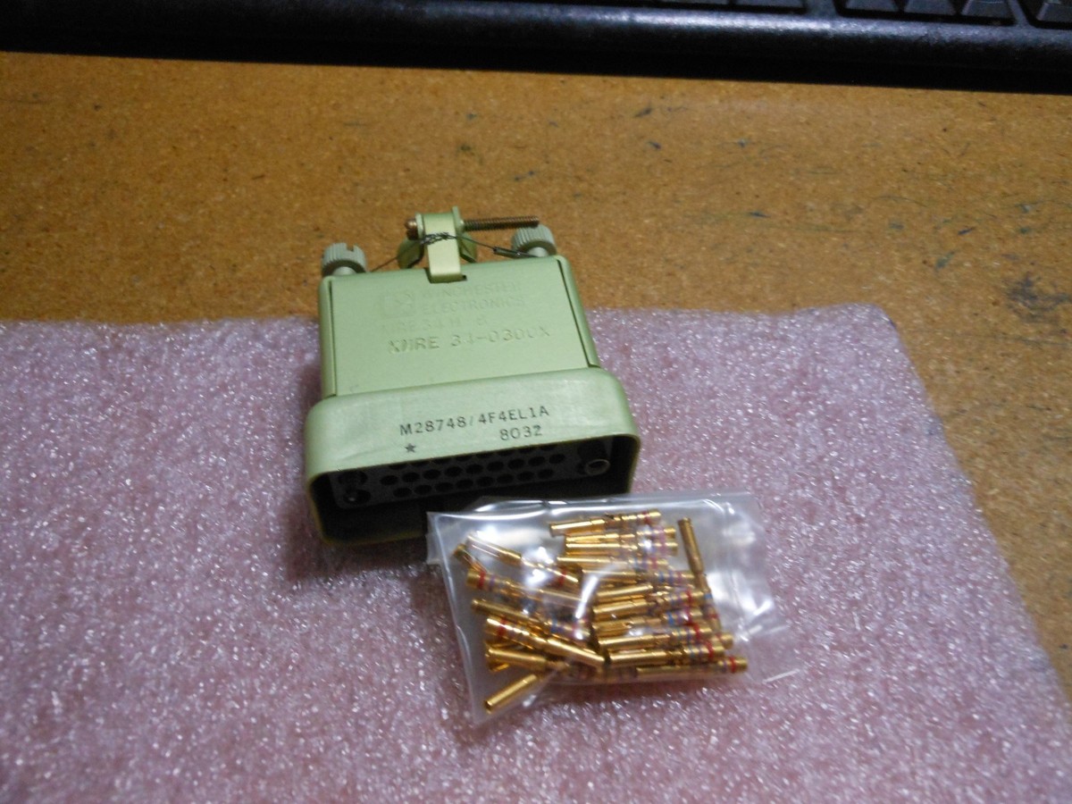 WINCHESTER CONNECTOR W/CONTACTS PART # M28748/4F4EL1A NSN: 5935-01 