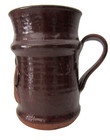 Vintage FT MEIGS Stoneware Art Pottery Coffee Cup Mug Signed Smoke & Fire — photo 2
