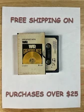 WAR GREATEST HITS 1976 CASSETTE W/ SLIPCASE "CISCO KID"