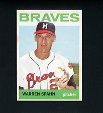 Warren Spahn 1964 Topps (HOF) Milwaukee Braves #400 NM-MT