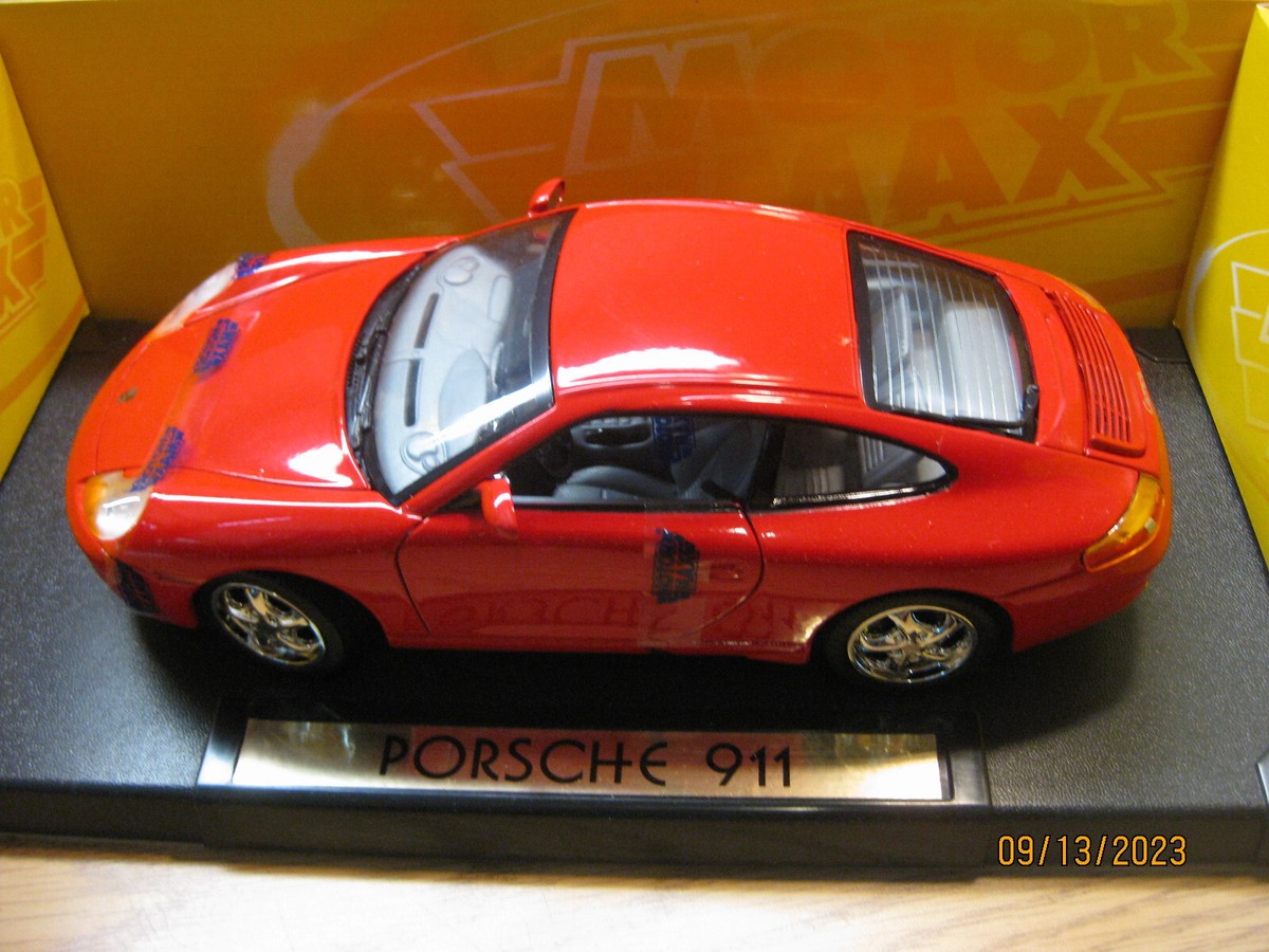 モーターマックス　　ポルシェ911 1/18 PORSCHE 911 IN RED BY MOTOR MAX # 73101 | eBay