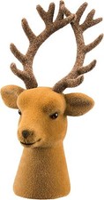 NEW 7" Deer Brown/Tan Buck Head Christmas Reindeer Tree/Primitive/Ornament