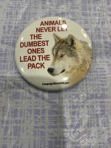 2025 Anti Donald Trump Political Pinback Button 2.25 Inch - Picture 3 of 4