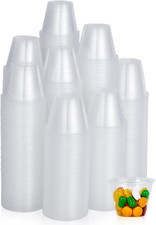 500 Pack 1oz Disposable Medicine Cups Plastic Measuring Cups for Mixing Craft
