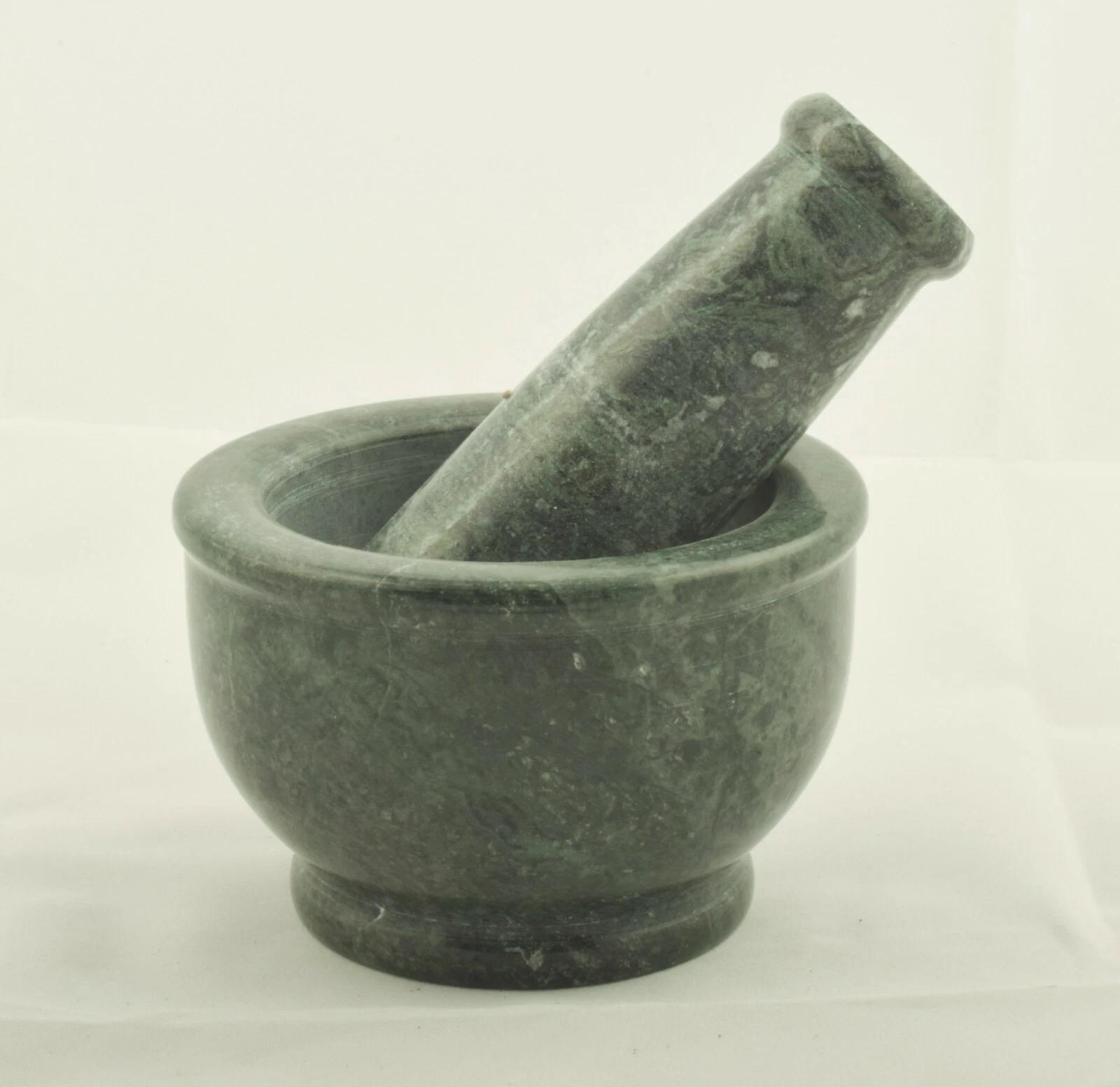 Marble Mortar and Pestle Set to Grinding Food Small Spices Polish Made in India