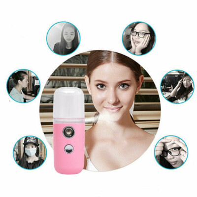 Gesichtssprühflasche Cool Mist Maschine Hydration Praktisch USB Nano Mister Sprüher UK