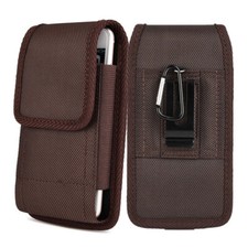 For iPhone 16 15 14 13 12 11 Pro 7 8 Max XR XS Nylon Belt Clip Case Holster