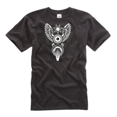 Speedwear The Bomb White Logo T-Shirt Für Herren Schwarz