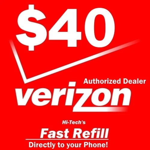 $40 VERIZON PREPAID REFILL 💥 DIRECT TO PHONE 💥ONLINE REFILL ✅ GET IT TODAY! - Image 2 of 4
