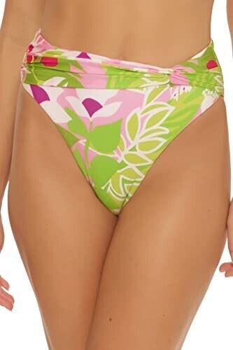 Trina Turk MULTI La Palma Twist-Front High-Waist Bikini Swim Bottom, US 14 821448126646 | eBay