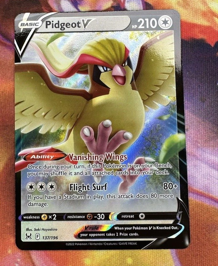 pidgeot v pokemon card value Amazon.com: Pokemon - Pidgeot 018/165 - Pokemon 151 - Reverse Foil