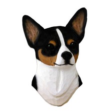 Figura Placa Cabeza Chihuahua Tri