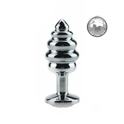 All Jelewed Anal Butt Plugs Metal & Silicone, Crystal Diamond, Led Light, Remote - Picture 83 of 101