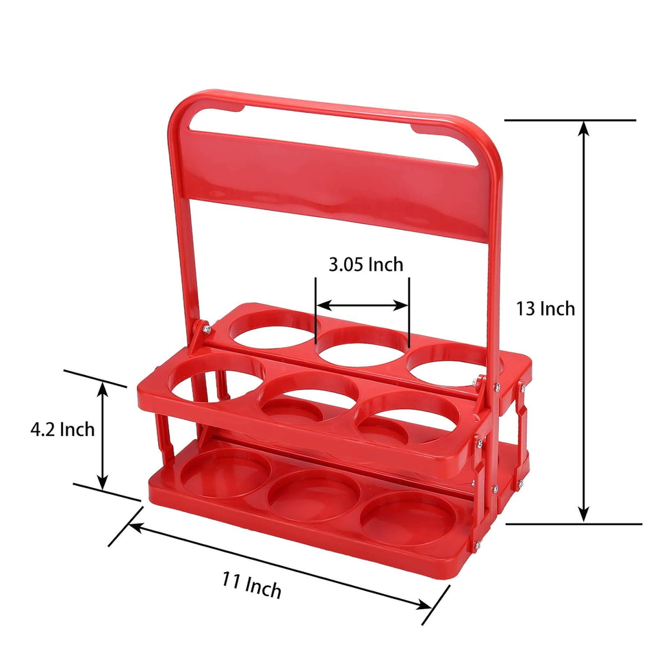 Foldable Plastic Drink Carrier Beverage Delivery Holder with Grubhub