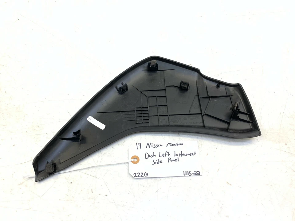 16 17 18 NISSAN MAXIMA TABLERO PANEL LATERAL IZQUIERDO INSTRUMENTO OEM 68421-4RA0A Foto 3 de 4
