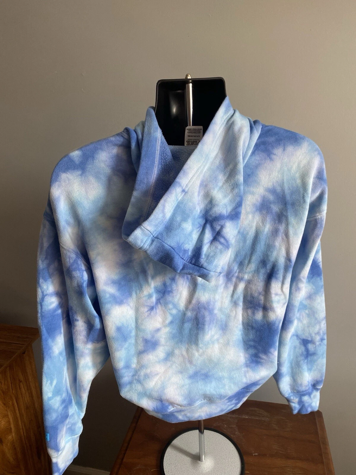 UNDERCOVER Felpa con cappuccio blu Victoria's Secret rosa donna taglia small colore