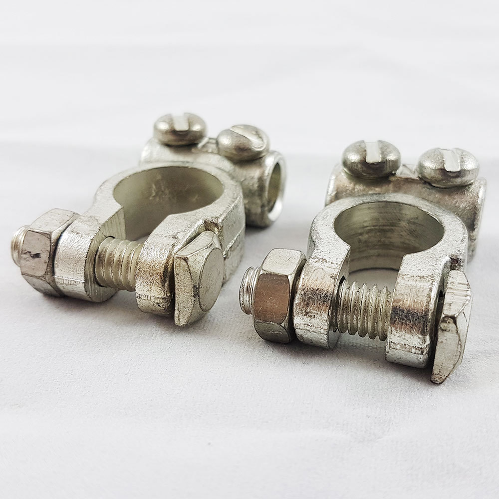 2/0 AWG, Flag Battery Terminal, Crimp Style - Positive, Negative | Remy Battery