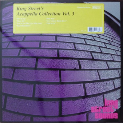 King Street's - Acappella Collection (Volume 3) 12''inch Vinyl