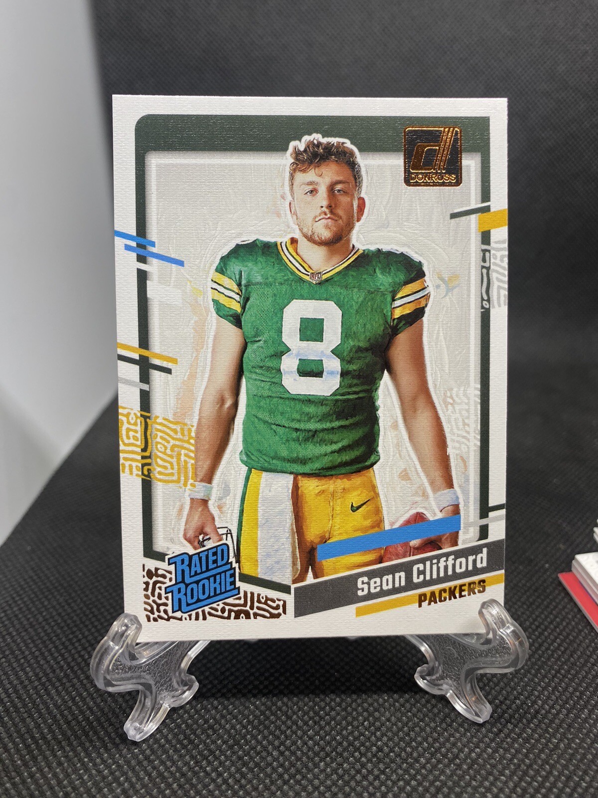 2023 Donruss Rated Rookies Portrait #38 Sean Clifford - Green Bay Packers