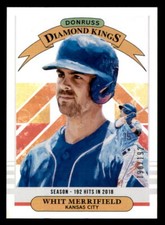 2019 Donruss Season Stat Line #10 Whit Merrifield SN #/192