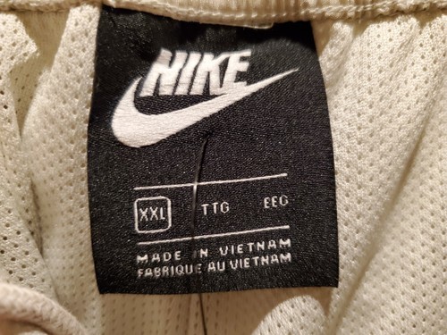 Nike Sportswear Swoosh pantaloni da jogging pista tessuto osso chiaro DJ0478-072 taglia XXL - Foto 5 di 5