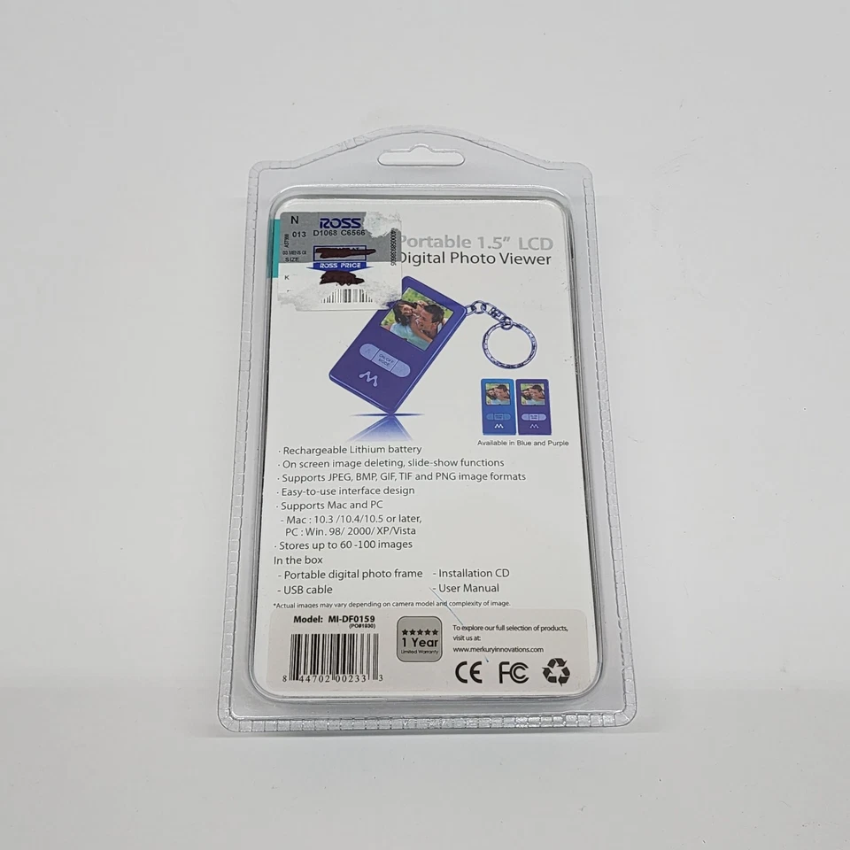Digital Photo Viewer by Merkury Innovations Portable LCD with Key Chain Gift - Image 3 of 4